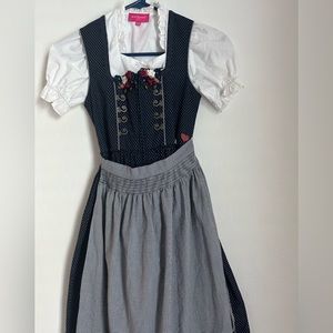 ❄️Krüger Kinderdirndl mit Bluse marine❄️